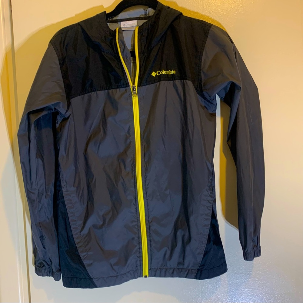 Columbia boys wind breaker with hood